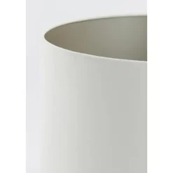 Cilinder Lampenkap Velours - Wit - Ø30x21cm