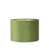 Cilinder Lampenkap Velours - Olive Green - Ø30x21cm