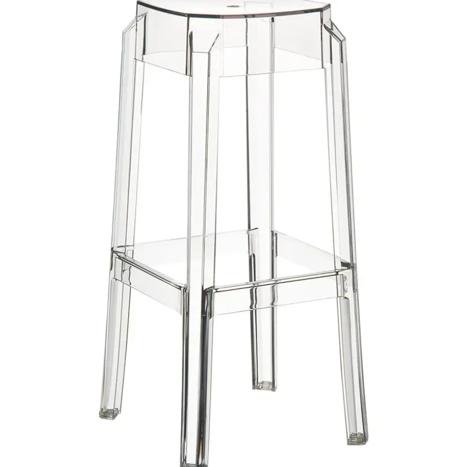 CLP Barkruk FOX natura Frame - Kunststof - transparant