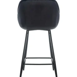 CLP Barkruk Gibson Fluweel - zwart