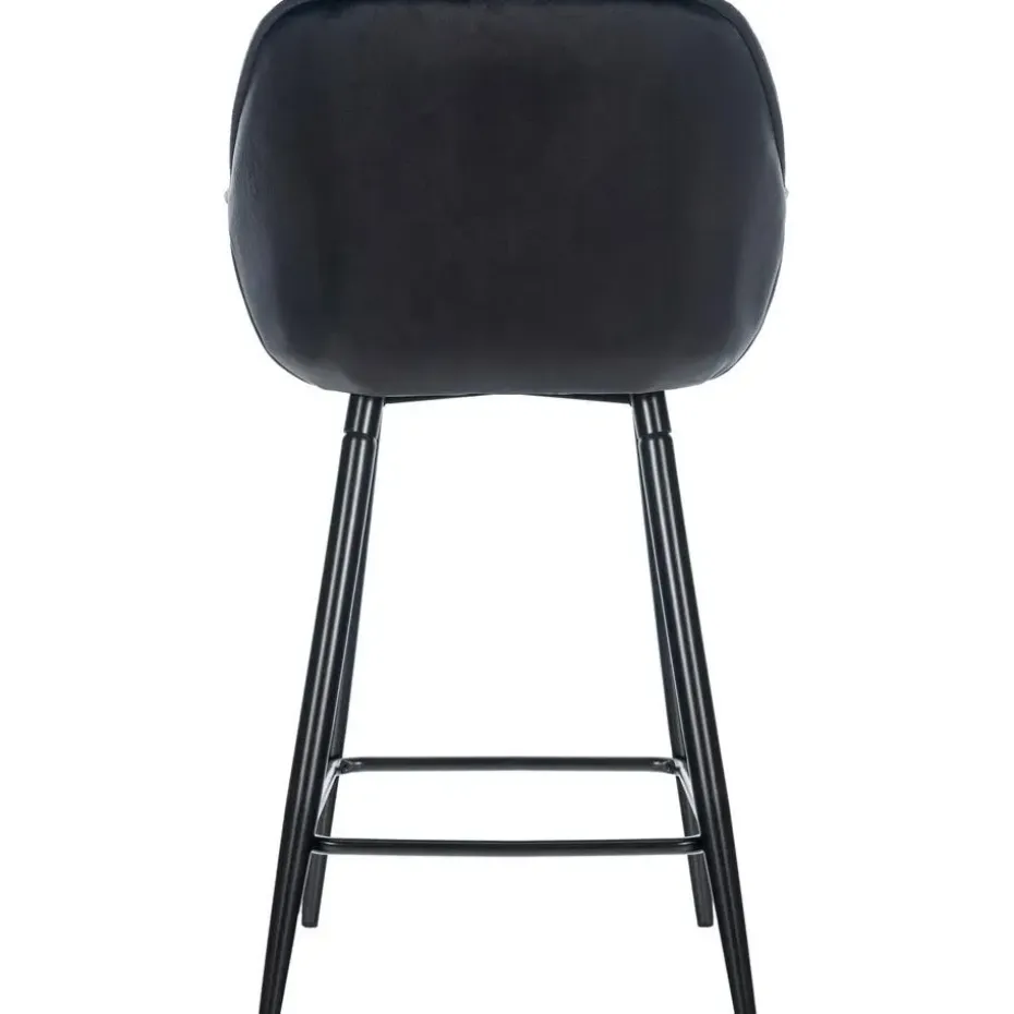 CLP Barkruk Gibson Fluweel - zwart