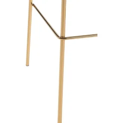 CLP Barkruk Hoover goud Frame - Fluweel - groen
