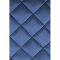 CLP Barkruk Kasson zwart Frame - Fluweel - blauw