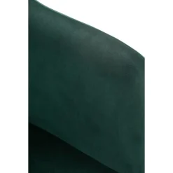 CLP Barkruk Natoma zwart Frame - Fluweel - groen