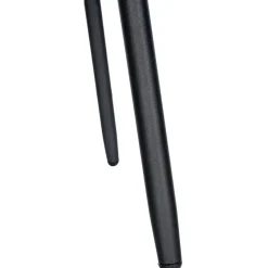 CLP Barkruk Weston zwart Frame - Fluweel - bruin