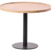 CLP Bijzettafel Aspen mat zwart Frame - Hout - natura