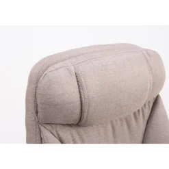CLP Bureaustoel XL Troy chroom Frame - Stof - taupe