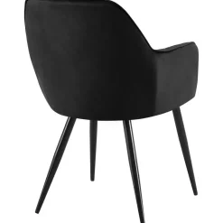 CLP Eetkamerstoel Cheryl zwart Frame - Metaal - zwart