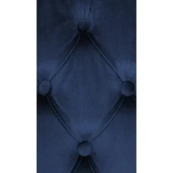 CLP Eetkamerstoel Lisburn walnoot Frame - Fluweel - blauw