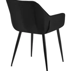 CLP Eetkamerstoel Luena zwart Frame - Stof - zwart