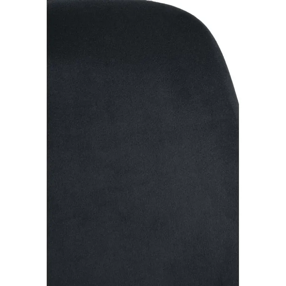 CLP Eetkamerstoel Victoria zwart Frame - Fluweel - zwart