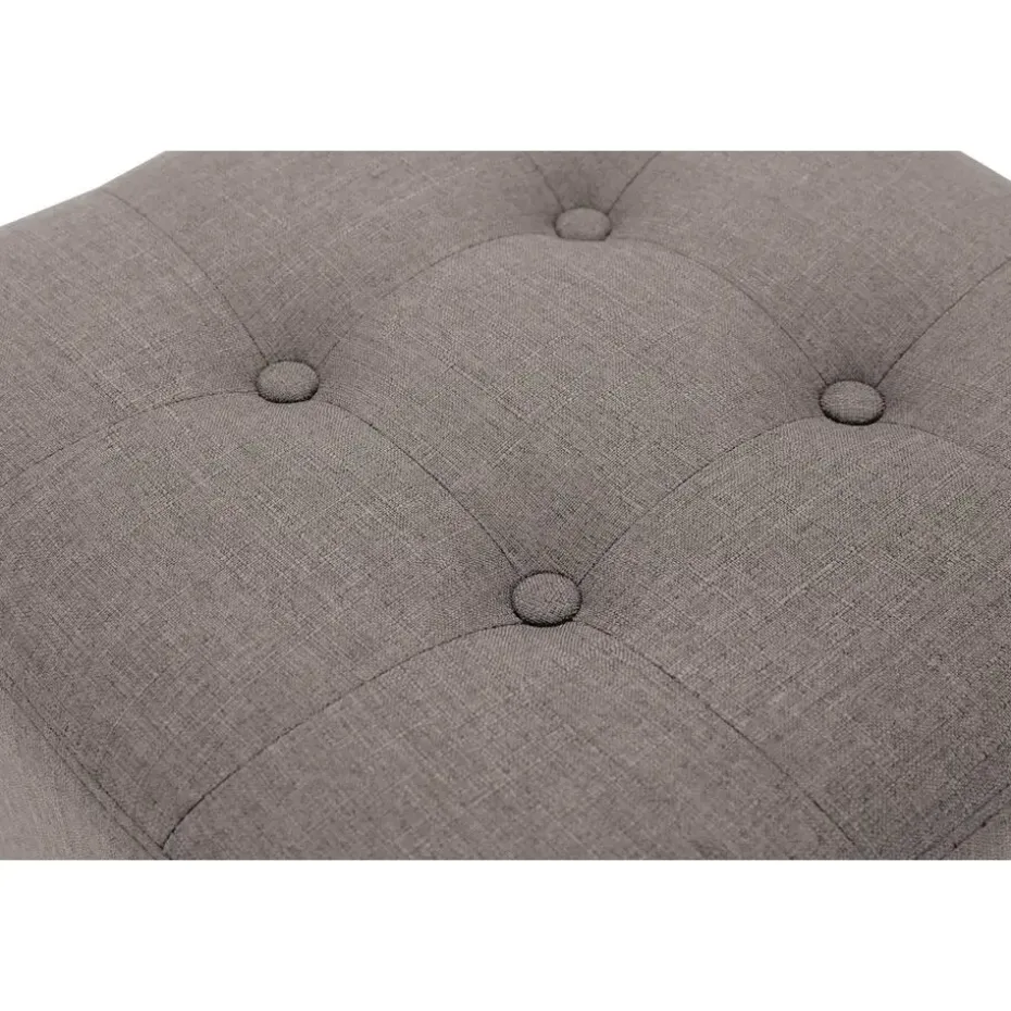 CLP Hocker Pharao antiek licht Frame - Stof - taupe
