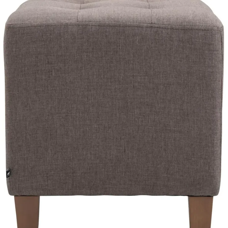 CLP Hocker Pharao antiek licht Frame - Stof - taupe