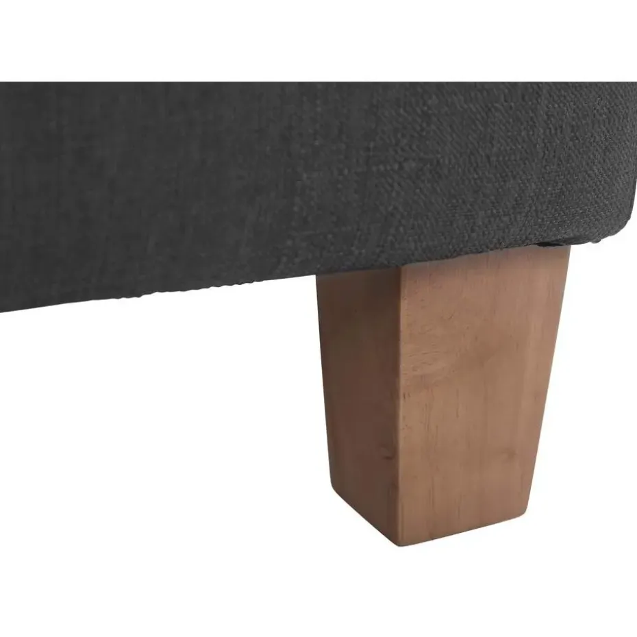 CLP Hocker Pharao antiek licht Frame - Stof - donkergrijs