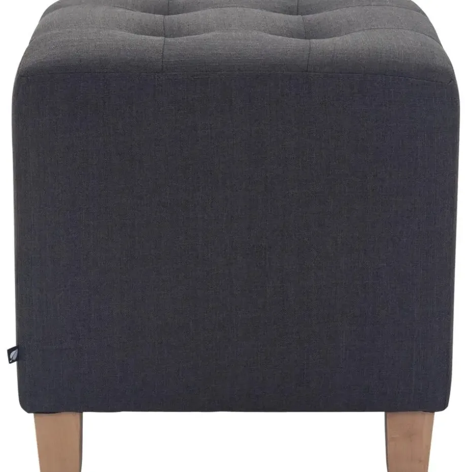 CLP Hocker Pharao antiek licht Frame - Stof - donkergrijs