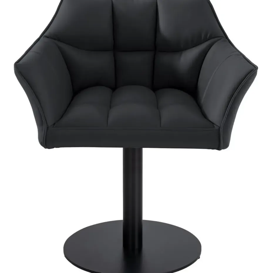 CLP Lounger Damaso zwart Frame - Kunstleer - zwart