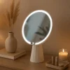 CLP Make-up spiegel Carrey Glas - wit