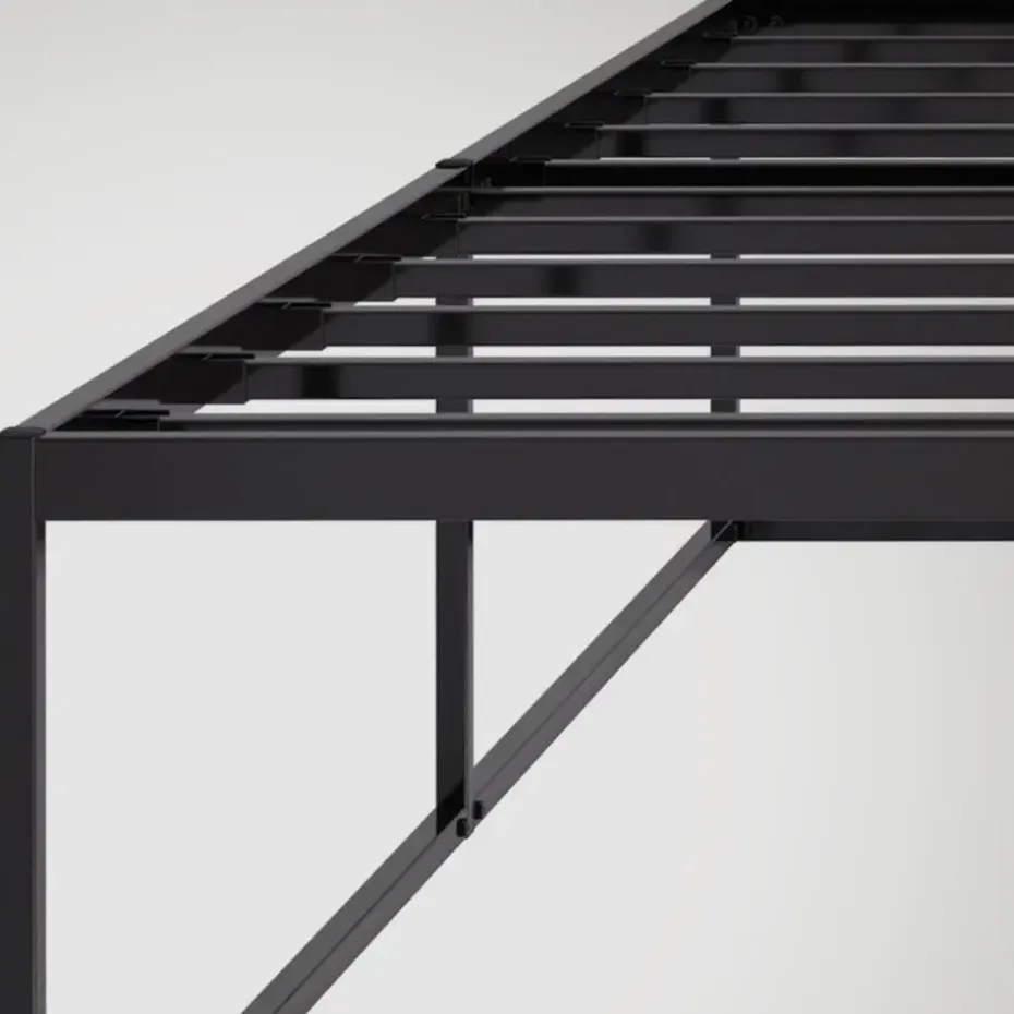 CLP Metalen bed Scala 200x180x25 cm - Zwart