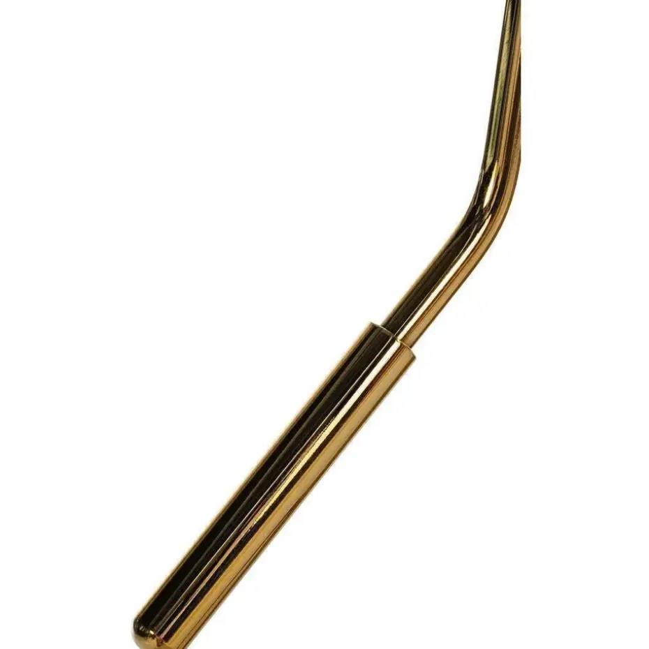 CLP Set van 2 Barkruk Braga goud Frame - Fluweel - creme