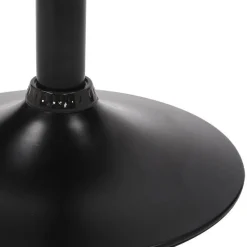 CLP Set van 2 Barkruk Feni zwart Frame - Fluweel - bruin