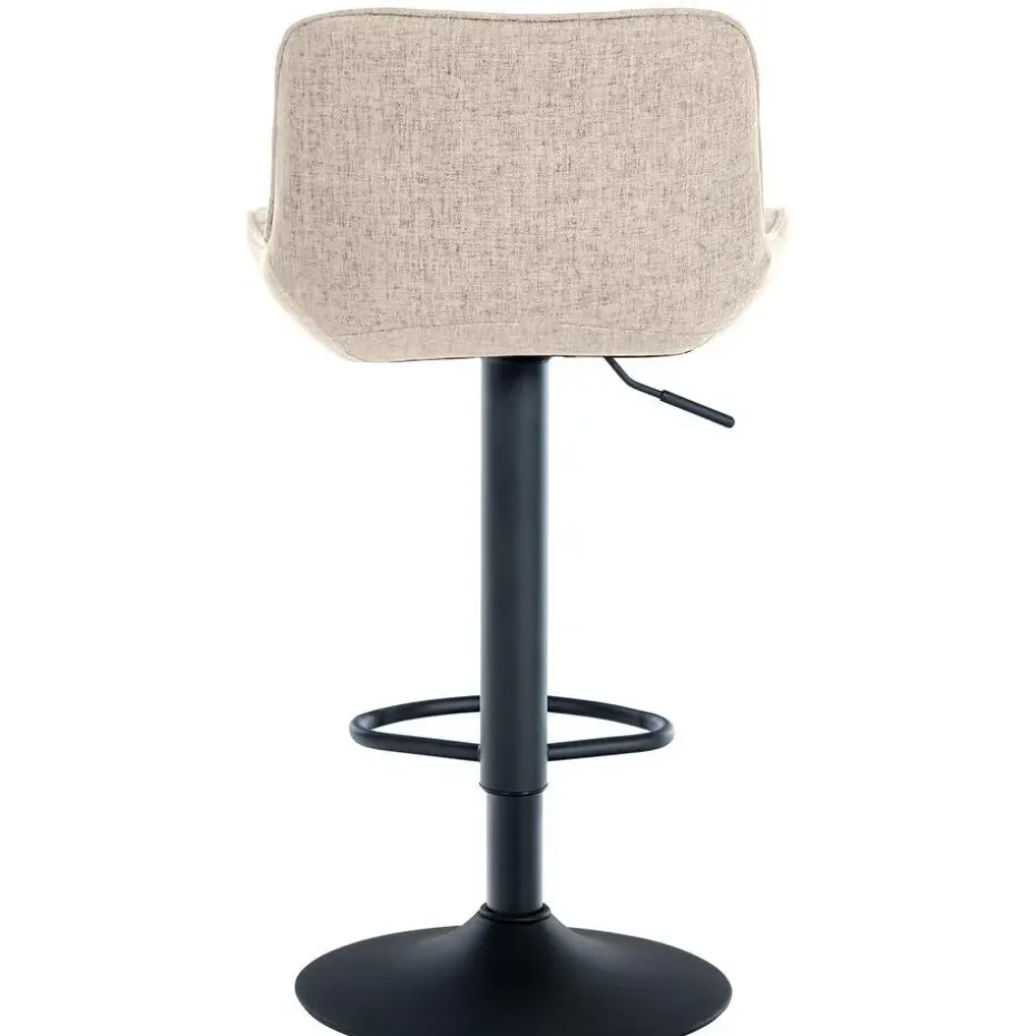 CLP Set van 2 Barkruk Minosa Stof - taupe