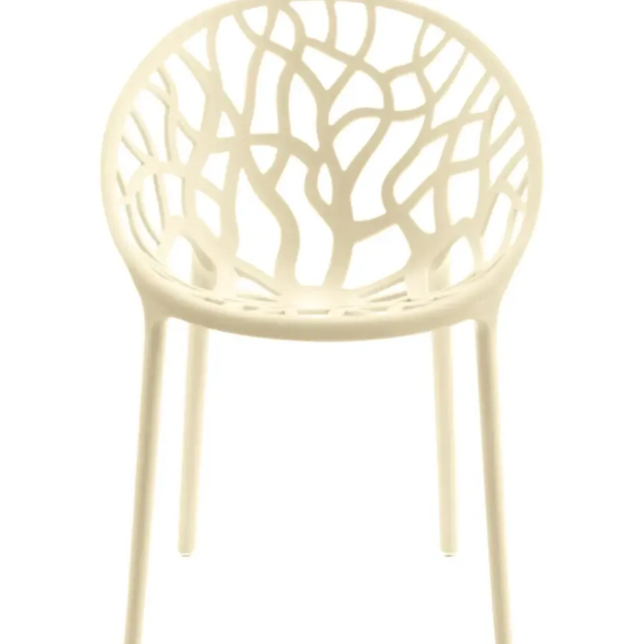 CLP Set van 2 Tuinstoel Hope Kunststof - creme