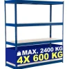 CLP Stellingkast Schwerlastregal Metaal - blauw