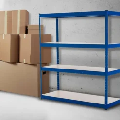 CLP Stellingkast Schwerlastregal Metaal - blauw