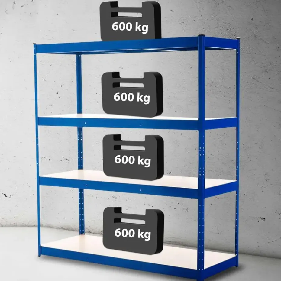 CLP Stellingkast Schwerlastregal Metaal - blauw