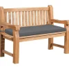 CLP Tuinbank Jackson V2 120 cm - donkergrijs