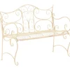 CLP Tuinbank Tara 113 cm - antiek/creme