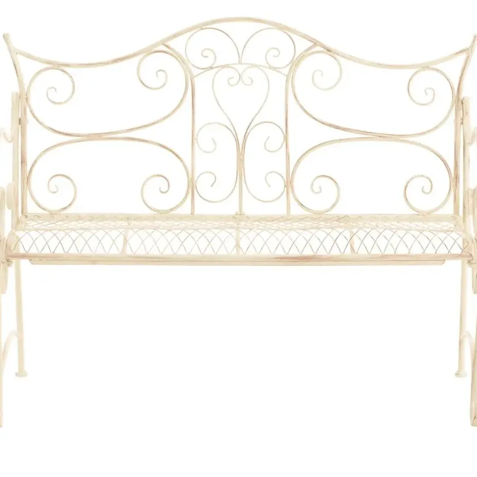 CLP Tuinbank Tara 113 cm - antiek/creme