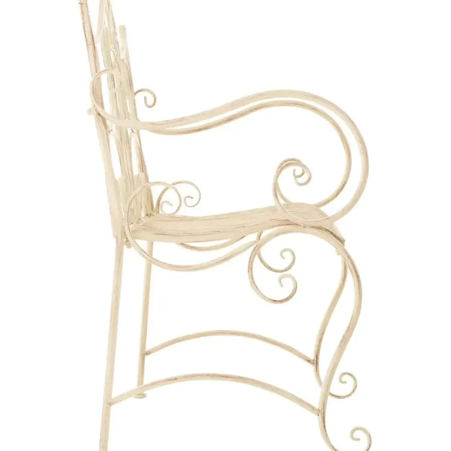 CLP Tuinbank Tara 113 cm - antiek/creme