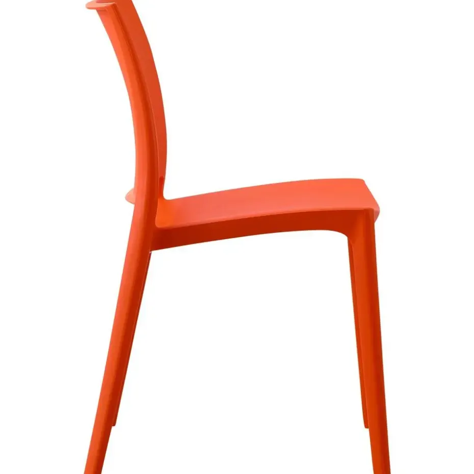 CLP Tuinstoel Meton Kunststof - oranje
