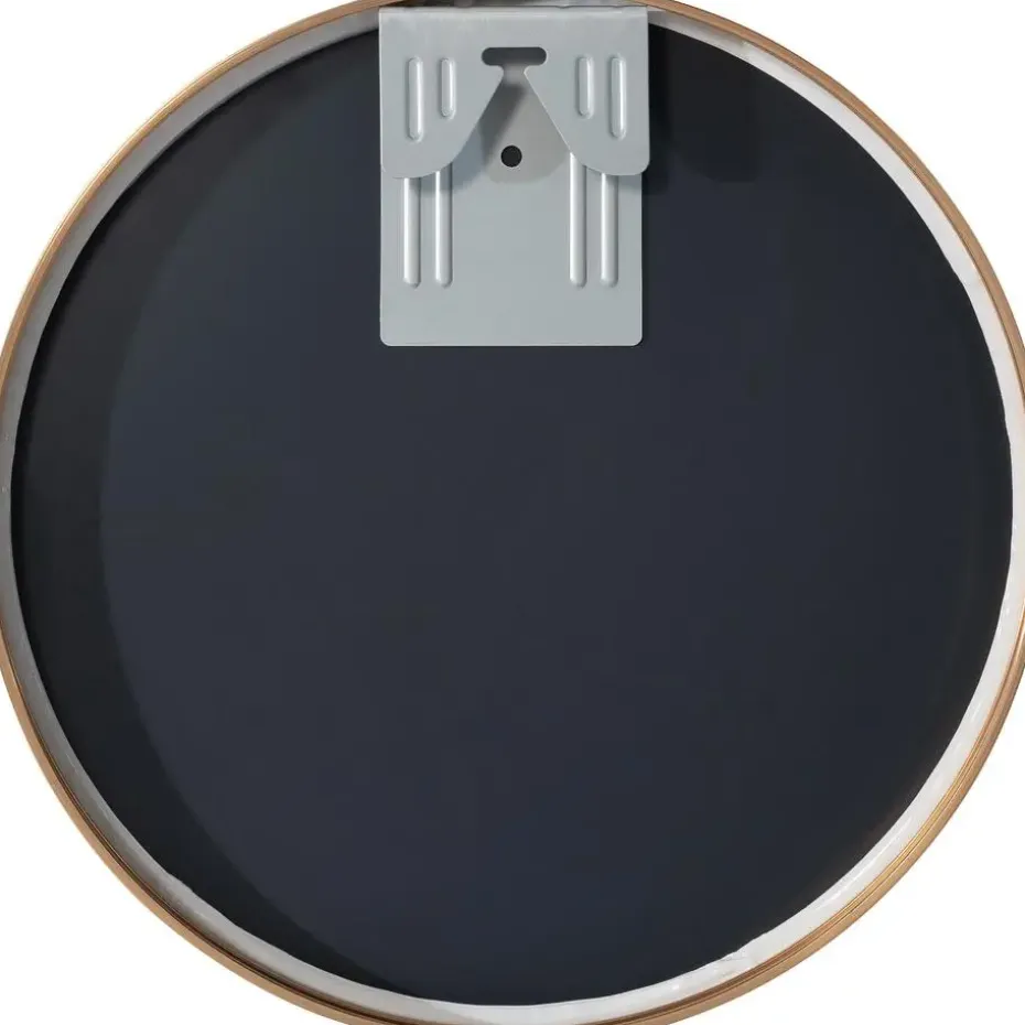 CLP Wandspiegel Elsie rond - Metaal - mat goud - 30cm