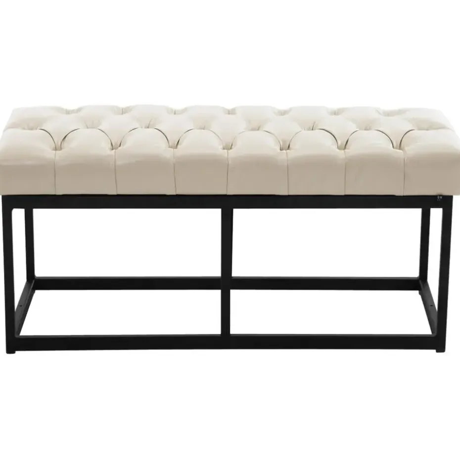 CLP 2-zits Bankje Amun 100 cm - creme