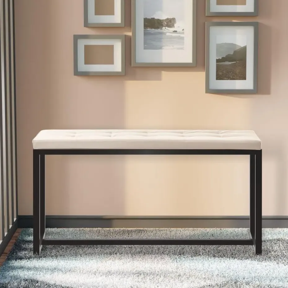CLP 2-zits Bankje Barci 100 cm - creme