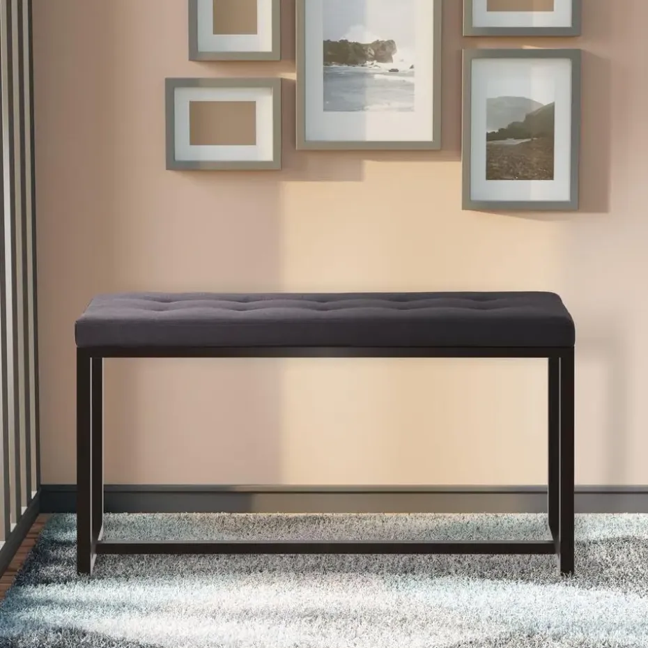 CLP 2-zits Bankje Barci 100 cm - zwart