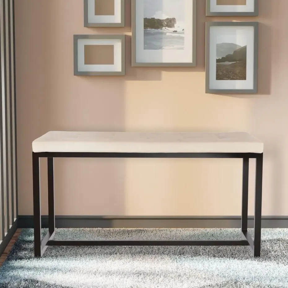 CLP 2-zits Bankje Barci 100 cm - creme