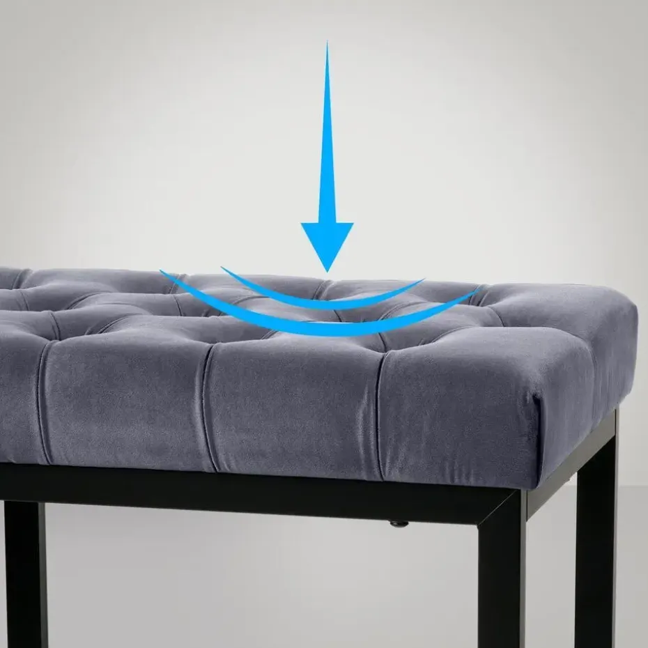 CLP 2-zits Bankje Polson 120 cm - grijs