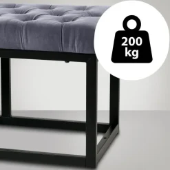 CLP 2-zits Bankje Polson 150 cm - grijs