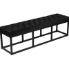 CLP 2-zits Bankje Polson 150 cm - zwart