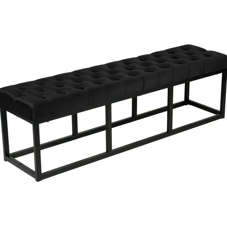 CLP 2-zits Bankje Polson 150 cm - zwart