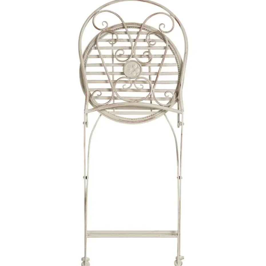 COGGIA - Set van 2 tuinstoelen - Lichtbeige - IJzer