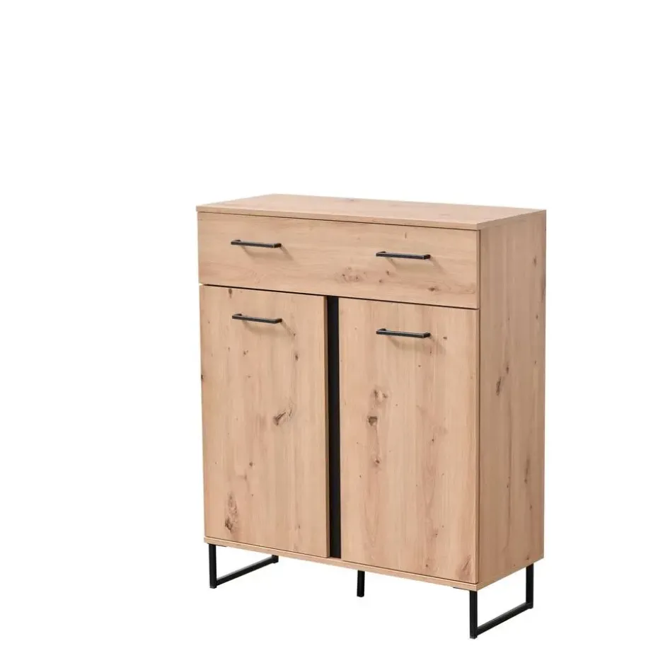 Commode Hoggas 2 deuren & 1 lade - eik