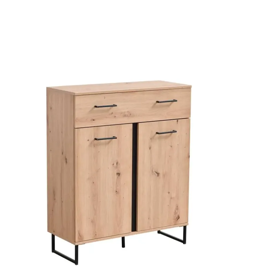 Commode Hoggas 2 deuren & 1 lade - eik