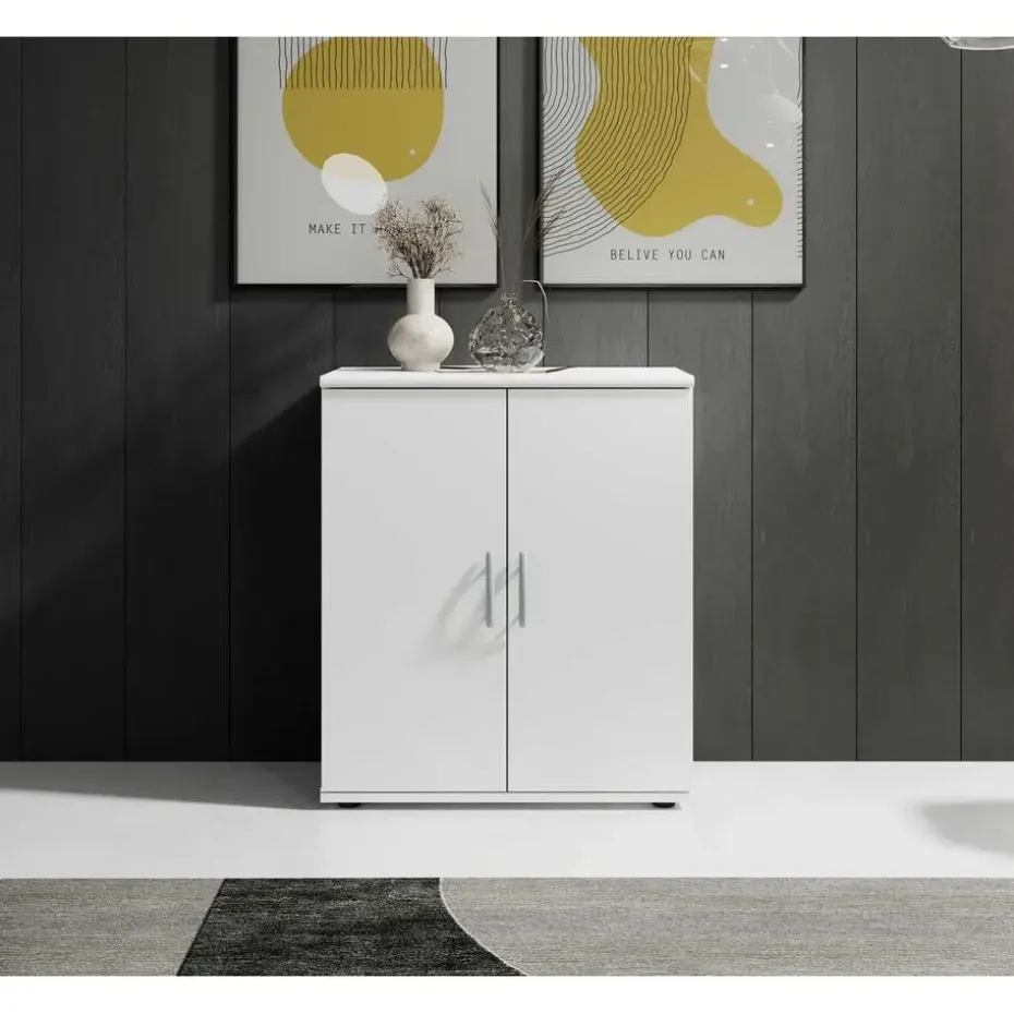 Commode Viviane 60cm met 2 deuren - wit