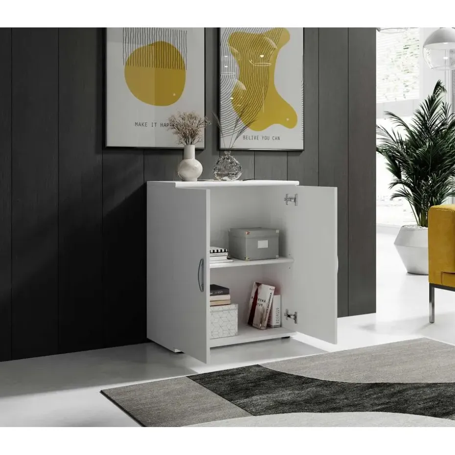 Commode Viviane 60cm met 2 deuren - wit