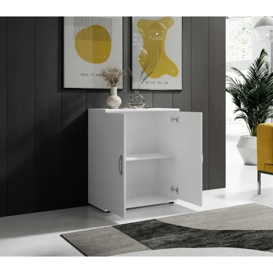 Commode Viviane 60cm met 2 deuren - wit