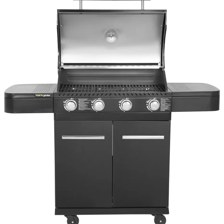 Cook'in Garden Modulaire buitenkeuken FYRA - Zwart - Staal